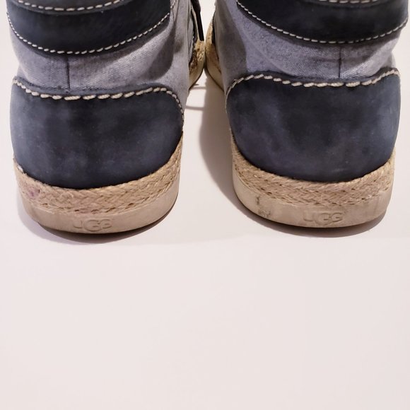 UGG Men's Suede & Canvas Summer Mid-Top - Blue - Picture 6 of 11